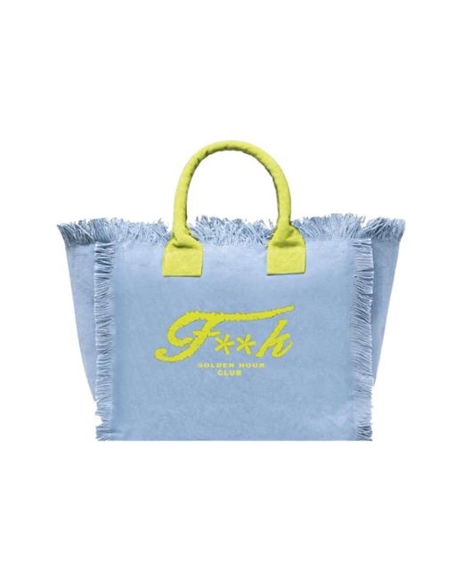 FK Blue Shopping Bags