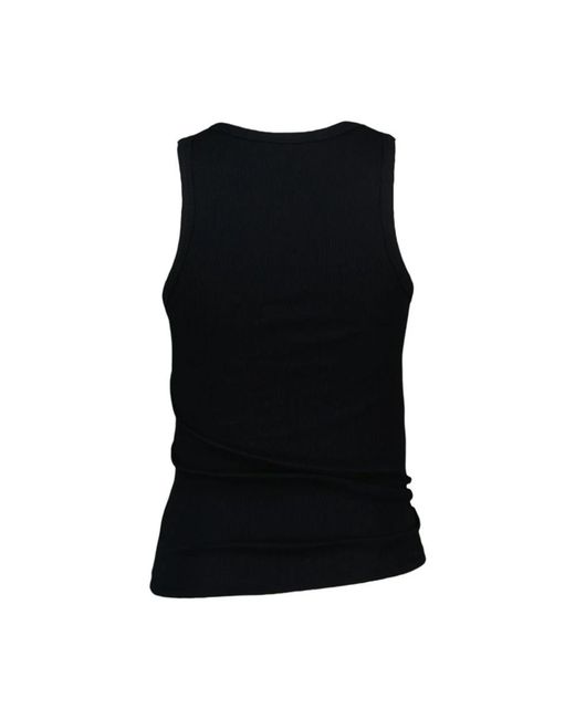 Rabanne Black Sleeveless Tops
