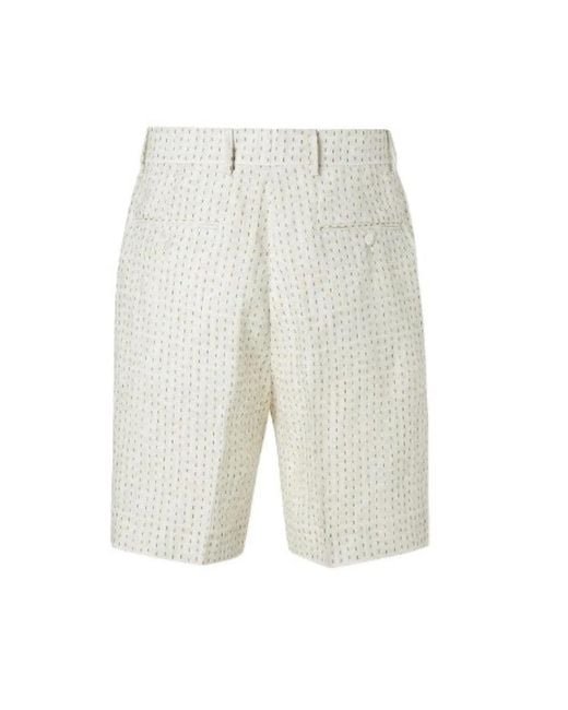 Fendi White Casual Shorts for men