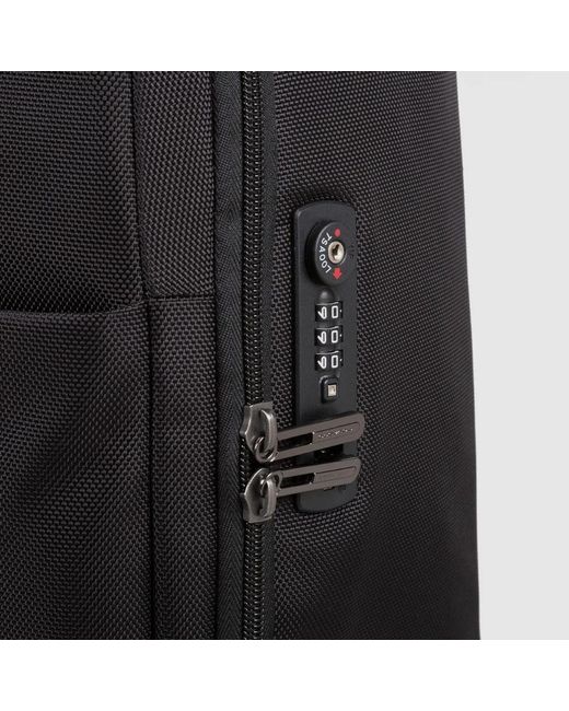 Piquadro 4 Wheel Cabin Suitcase in het Black