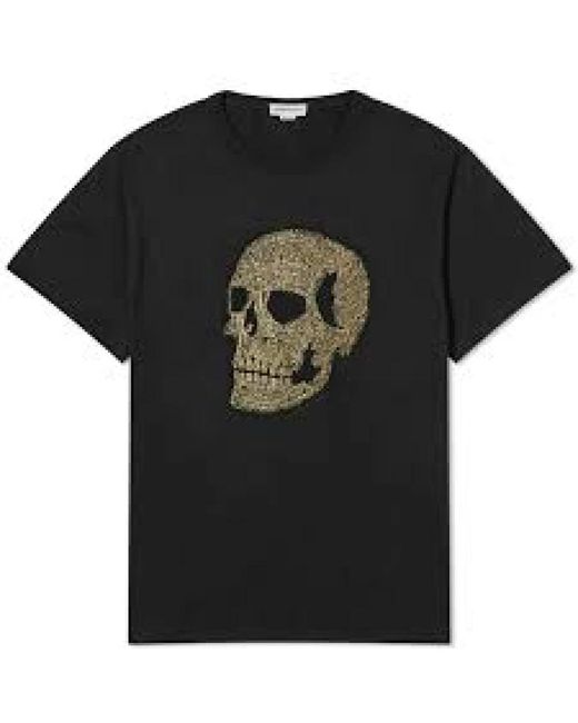 T-Shirts Alexander McQueen de hombre de color Black