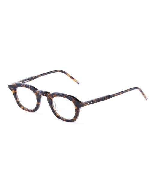 Thom Browne Brown Oval Rx Optical Frame