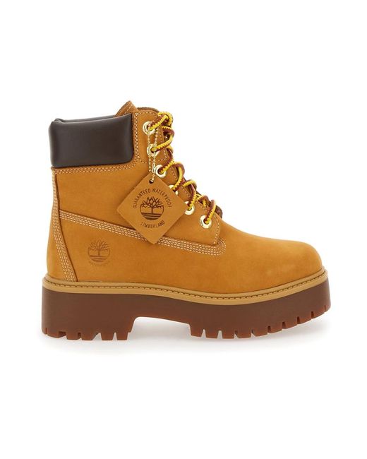 Lace-Up Boots di Timberland in Brown
