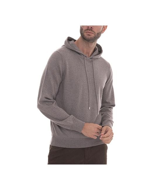 Gran Sasso Brown Hoodies for men