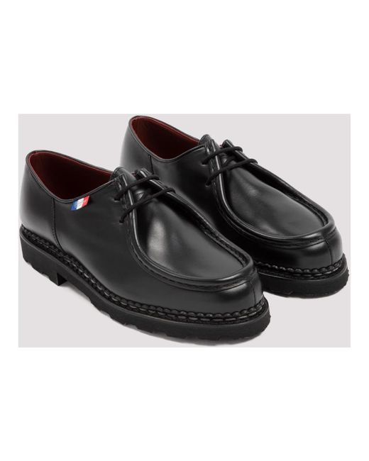 Shoes > flats > laced shoes Paraboot pour homme en coloris Black