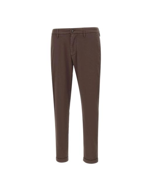 Re-hash Brown Slim-Fit Trousers for men