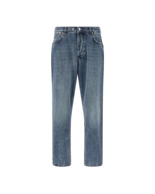 Department 5 Blue Straight Fit Jeans for men