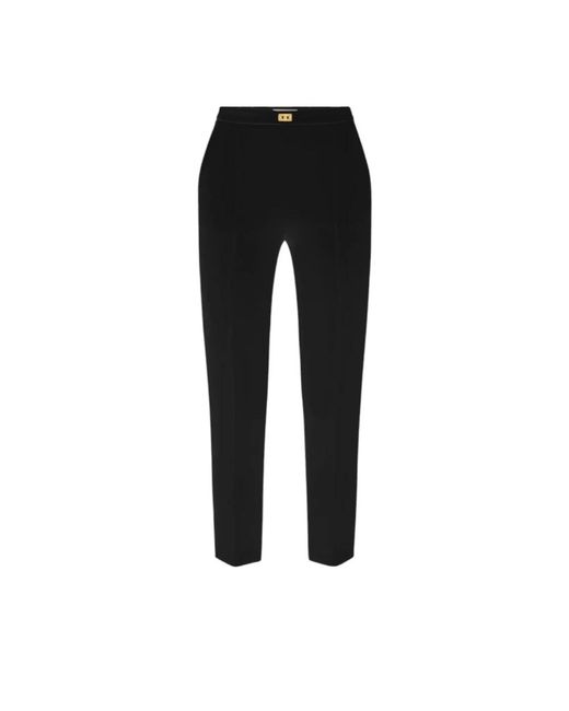 Elisabetta Franchi Slim-Fit Trousers in het Black