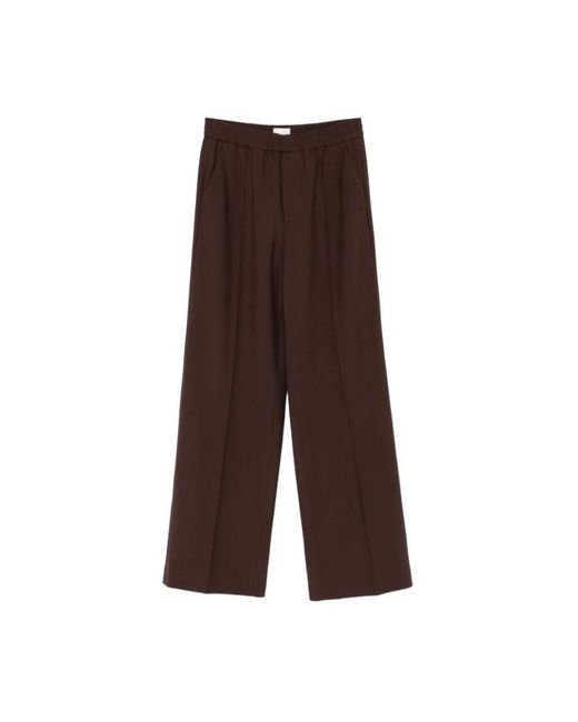 Closed Brown Wide Trousers