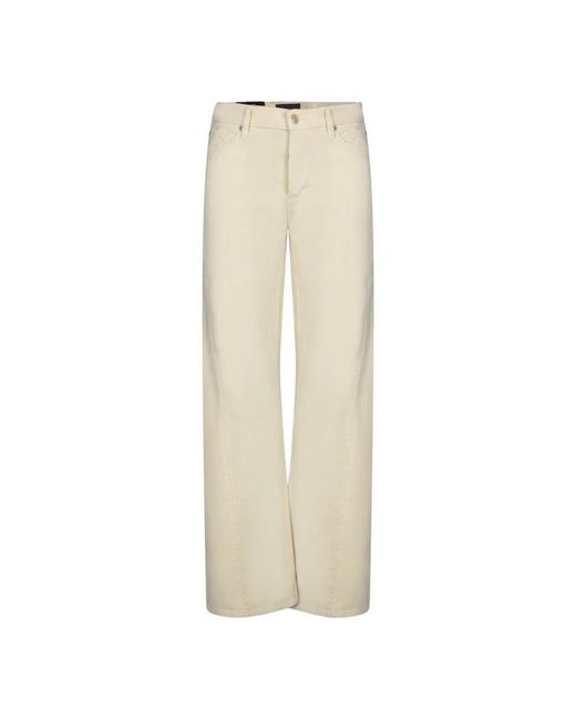 Straight Jeans 7 For All Mankind de color Natural