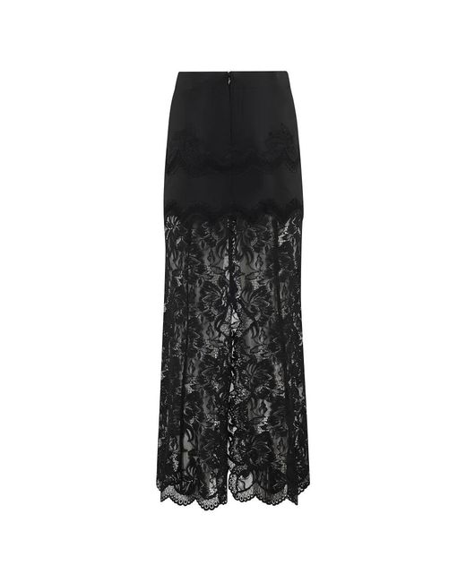 Rabanne Rokken ,Zwart ,Polyester Stijlvolle Maxi Rok in het Black