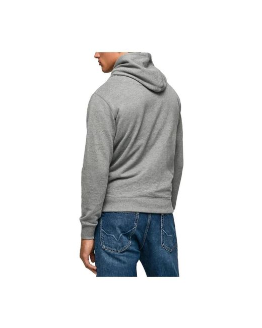 Pepe Jeans Gray Hoodies for men