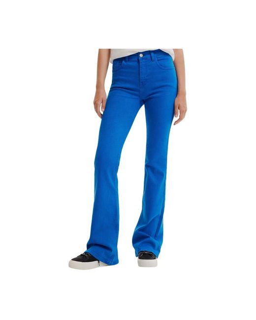 Desigual Blue Flared Jeans
