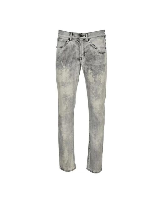 Off-White c/o Virgil Abloh Gray Slim-Fit Jeans for men