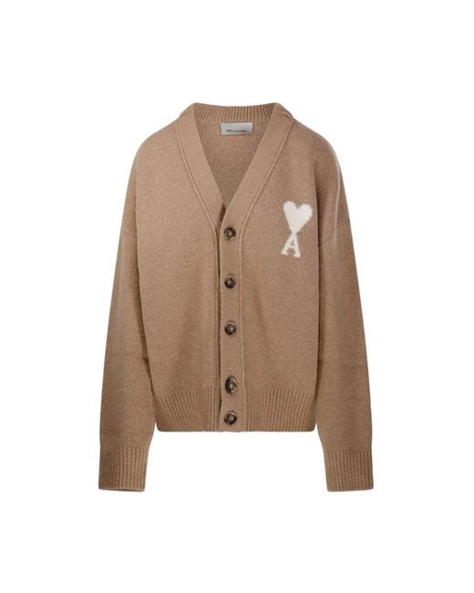 Cardigans AMI pour homme en coloris Brown