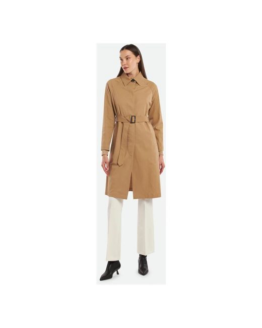 Twin Set Brown Belted Coats