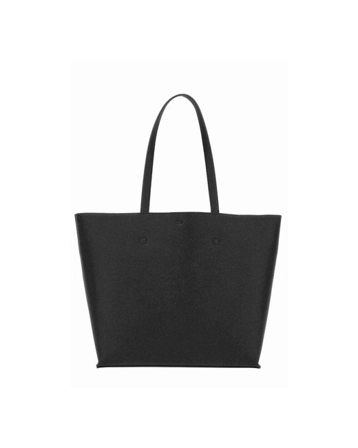 Versace Jeans Couture Black Luxuriöse tote tasche für essentials