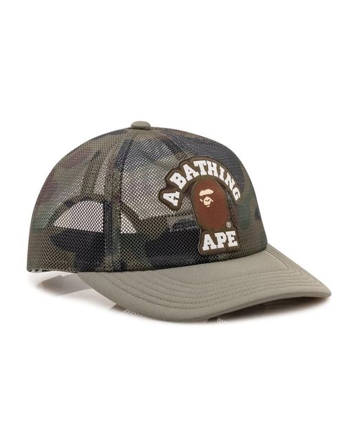 Caps di A Bathing Ape in Gray da Uomo
