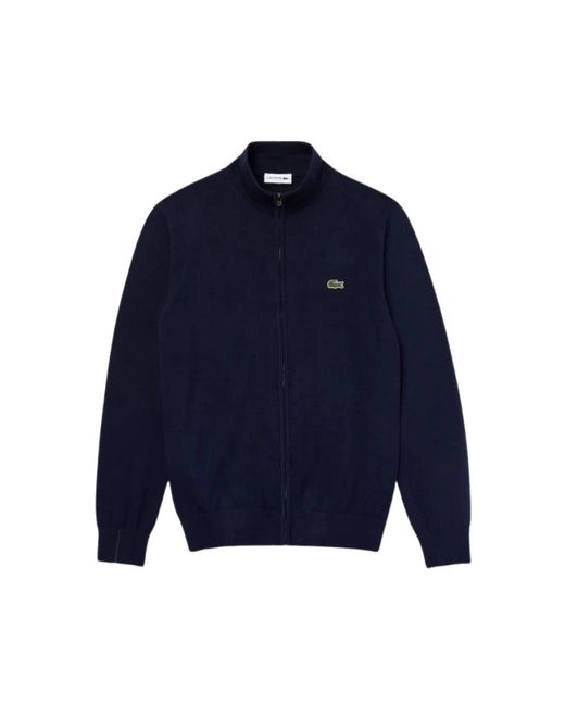 Lacoste Blue Zip-Throughs for men