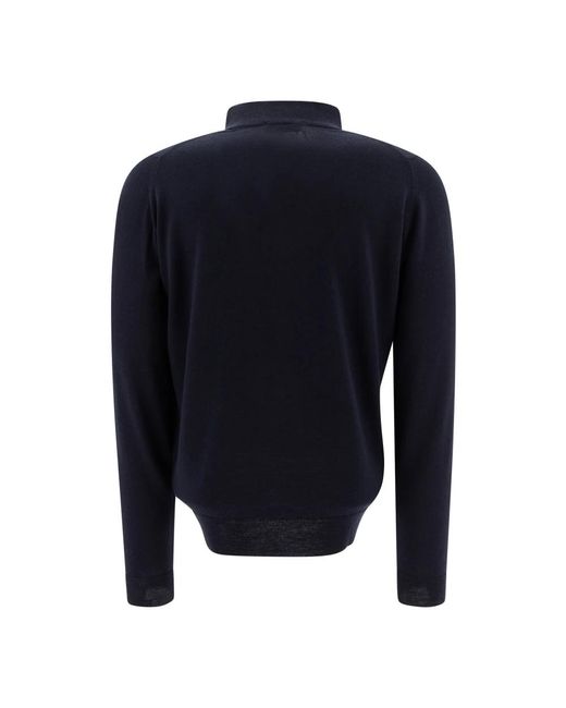 John Smedley Turtlenecks in het Blue voor heren