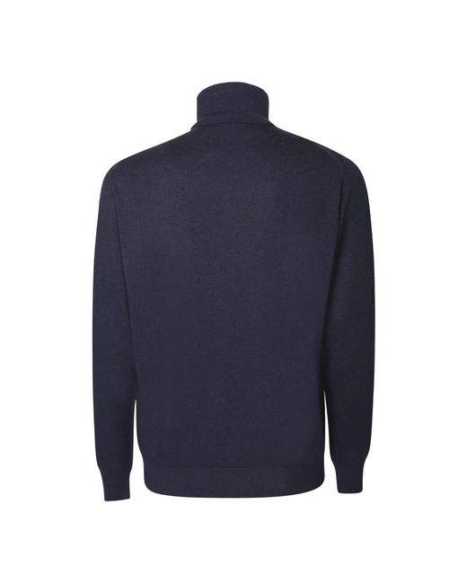 Dell'Oglio Turtlenecks in het Blue voor heren