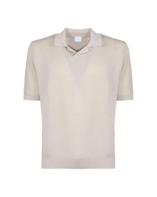 Eleventy White Polo Shirts for men
