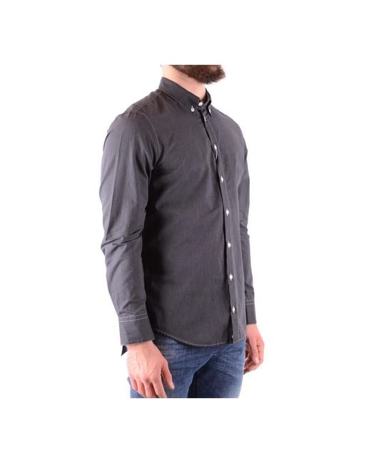Armani Blue Casual Shirts for men