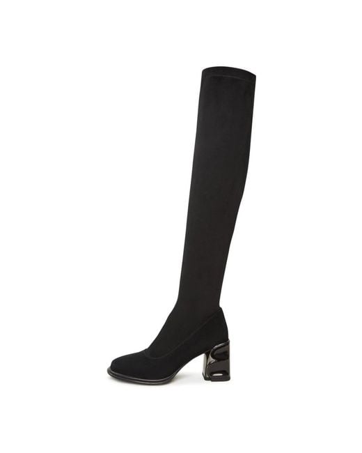 Over-Knee Boots di CESARE GASPARI in Black