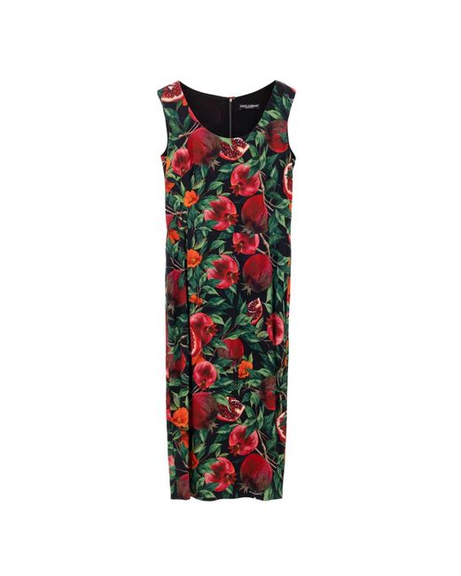 Midi Dresses di Dolce & Gabbana in Red