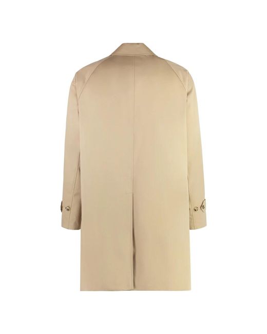 Burberry Natural Single-Breasted Coats for men
