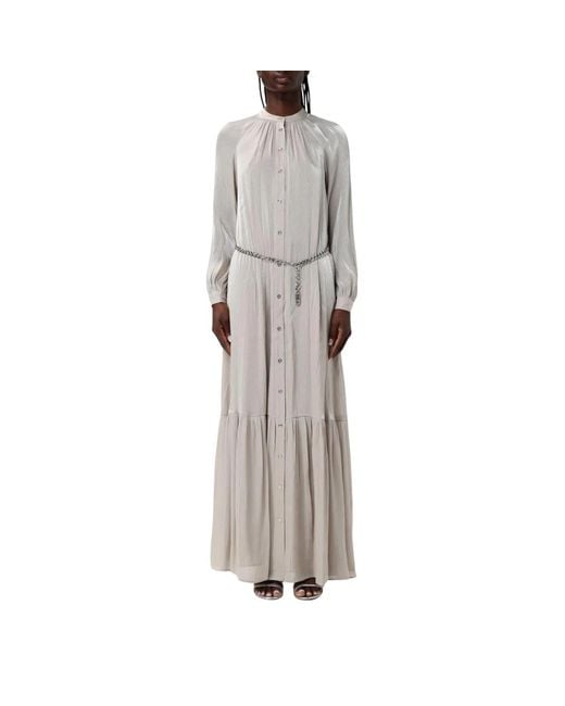 Maxi Dresses Michael Kors de color Gray