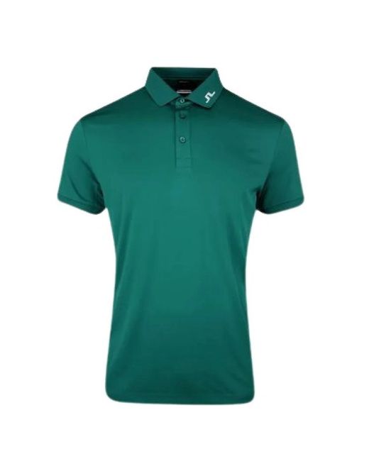 J.Lindeberg Green Polo Shirts for men