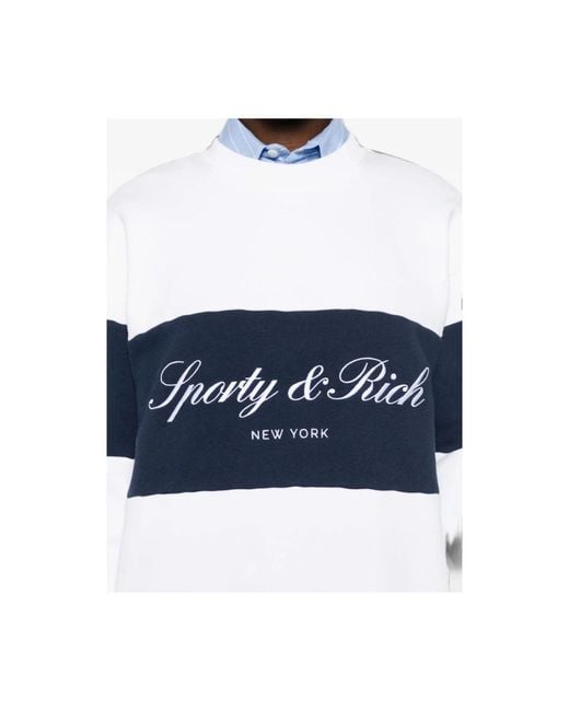Sporty & Rich Blue Sweatshirts