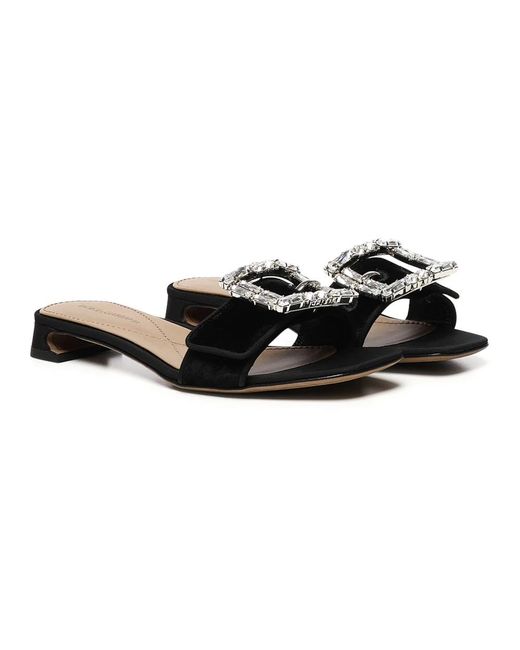 Dolce & Gabbana Black Sliders