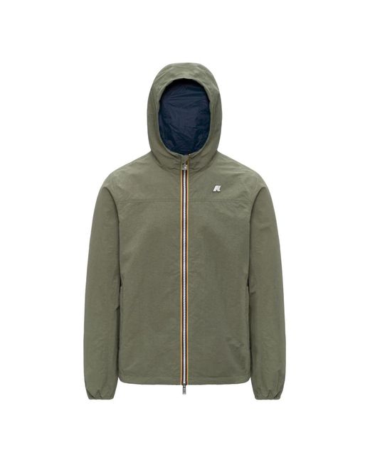 K-Way Green Light Jackets for men