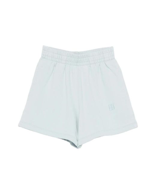 Anine Bing Blue Short Shorts