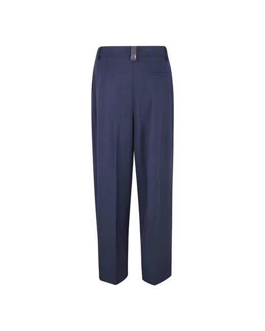 Fabiana Filippi Blue Wide Trousers