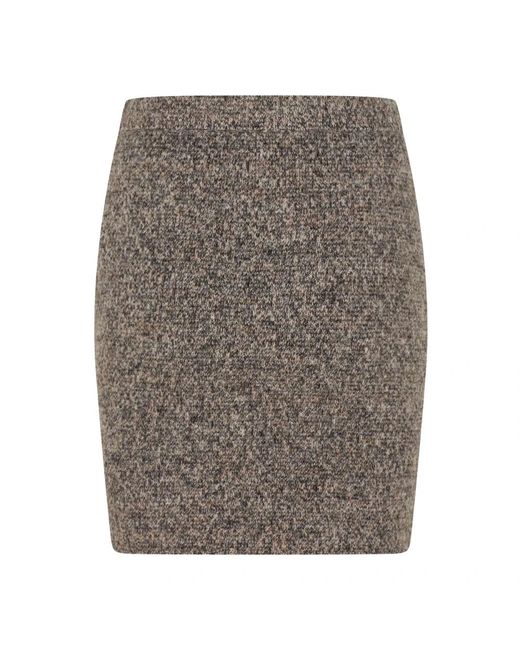 Short Skirts Samsøe & Samsøe de color Gray