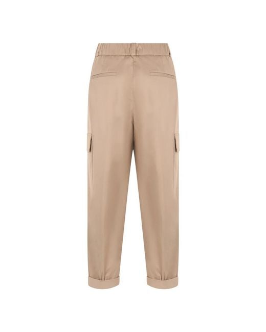 Peserico Natural Straight Trousers