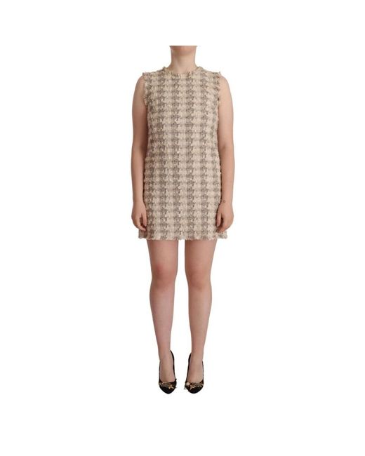 Dolce & Gabbana Brown Short Dresses