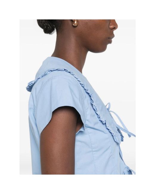 Ganni Top in het Blue