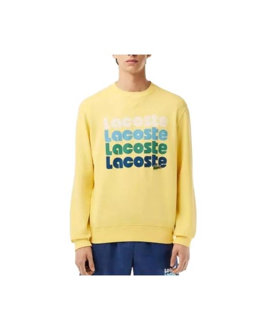 Lacoste Stylischer sweatshirt sh7504, sweatshirt in Yellow für Herren