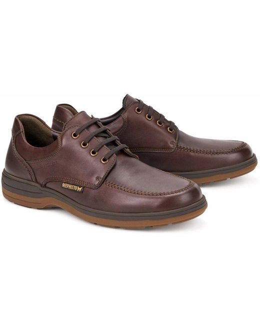 Laced Shoes Mephisto de hombre de color Brown