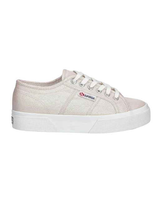 Superga 2740 Platform in het White