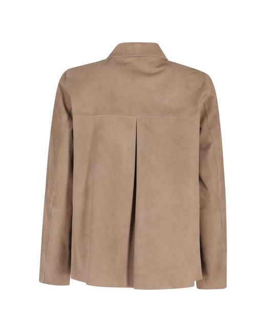 Seventy Brown Leather Jackets