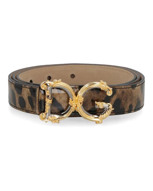 Belts di Dolce & Gabbana in Brown