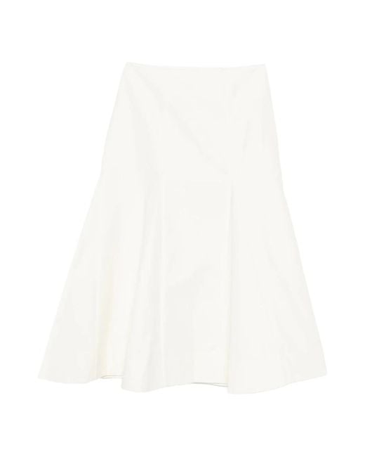 Rohe White Midi Skirts