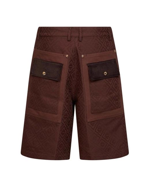 Casablanca Brown Casual Shorts for men