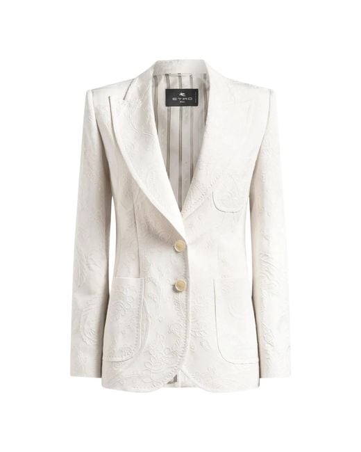 Etro White Blazers