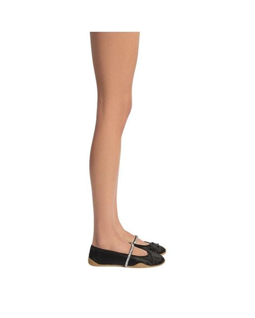 Giuseppe Zanotti Black Ballerinas
